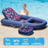 Ultimate 2-in-1 Lounge and Caddy, Hibiscus   566384509